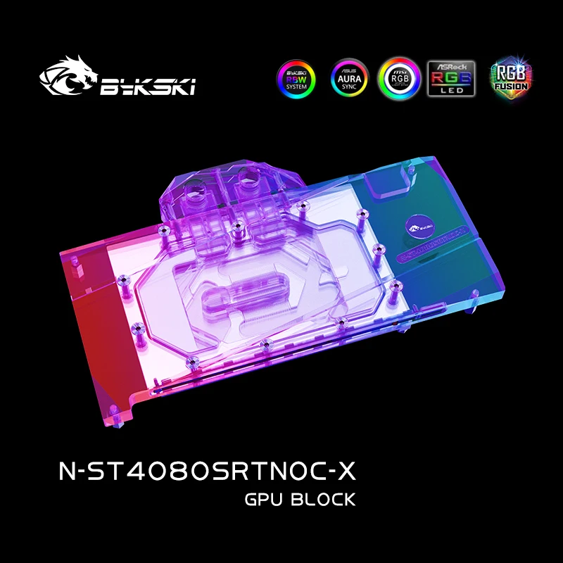 Rtx 4080 Super 16Gb - Bykski N-ST4080SRTNOC-X GPU Block for ZOTAC