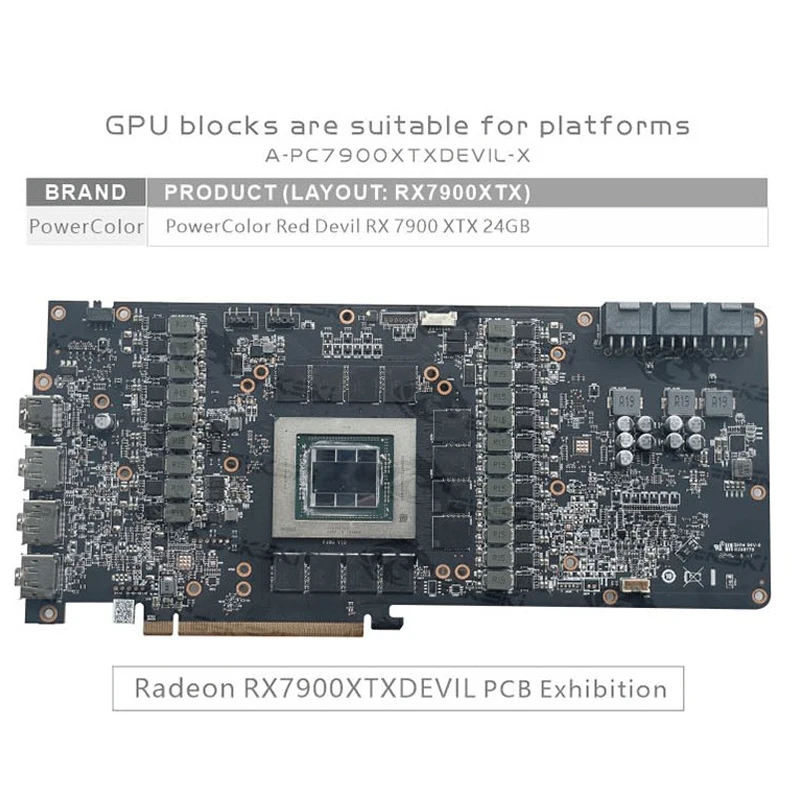Bykski A-PC7900XTXDEVIL-X GPU  - Rx 7900 Xtx 24Gb Video Card recension och pris