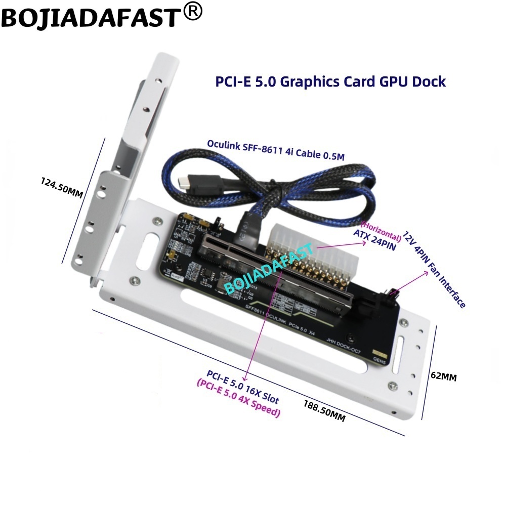 PCI-E 5.0 X4 OCuLink External  - Oculink Egpu Dock Graphics Card recension och pris