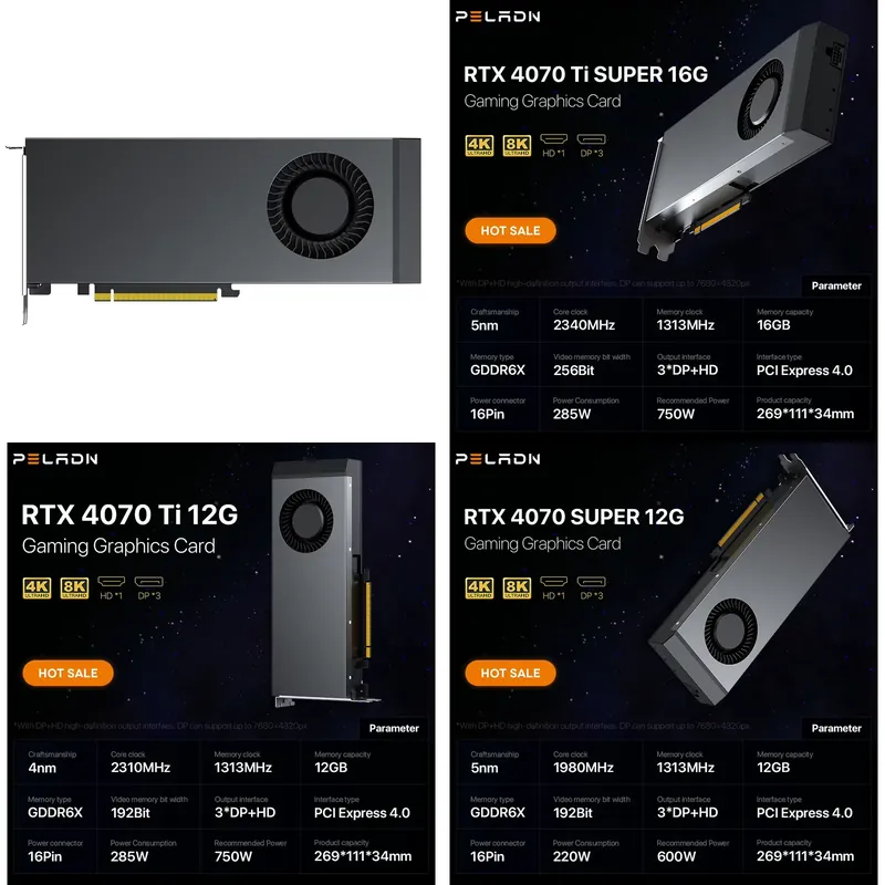Hot Sale Geforce RTX 4070 4070 - Rtx 4070 Ti Super 16Gb recension och pris
