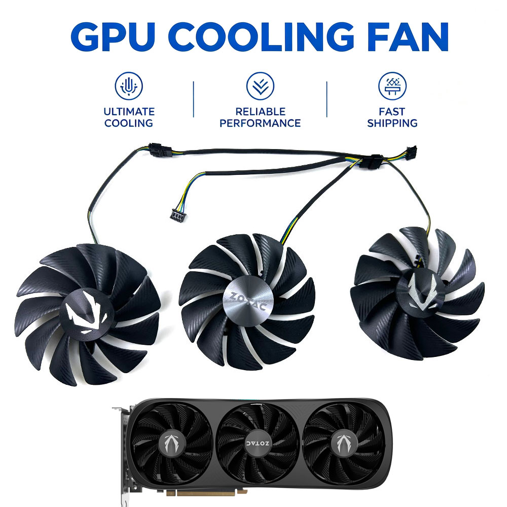 3PCS NEW Cooling Fan GA9S2U 4P - Rtx 4070 Ti Super 16Gb recension och pris