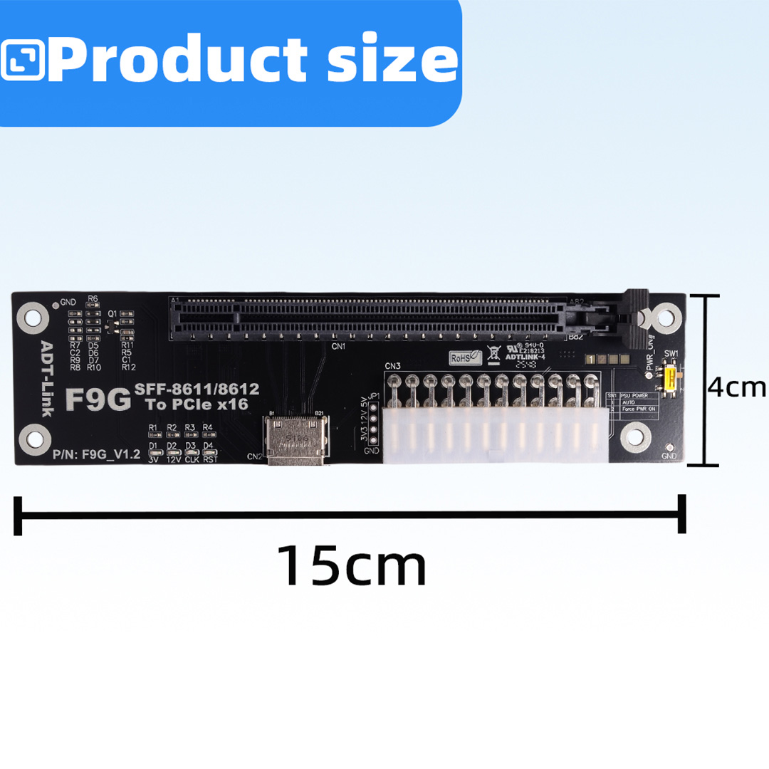 OCuLink SFF-8611 /8612 to PCIe - Oculink Egpu Dock Graphics Card recension och pris