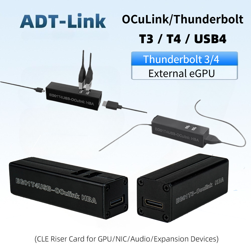 T3 / T4 OCuLink Thunderbolt 4  - Oculink Egpu Dock Graphics Card recension och pris